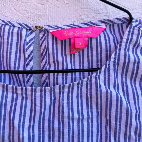 Lilly Pulitzer Ellis Peplum Top - Picture 2 of 3
